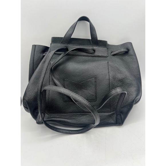 black leather suede backpack Espresso Drawstring Day Our designers hand selected the suede on this backpack for its buttery feel and enduring qualities that ensure itll only get softer and better with every wear Faux Suede Back Pack, Black